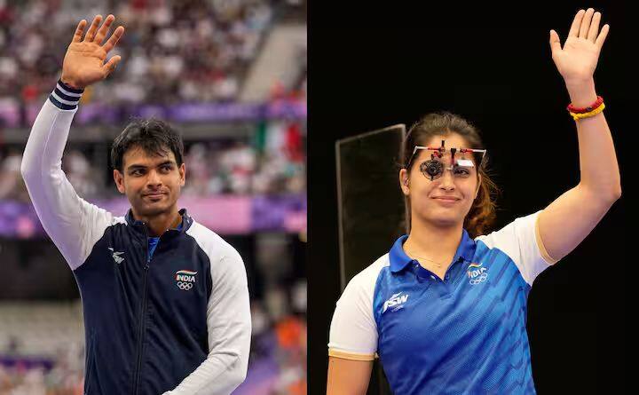 पॅरिस ऑलिम्पिक 2024 मध्ये भारतासाठी पदक जिंकणारे नीरज चोप्रा आणि मनू भाकर सध्या चर्चेत आहेत. (Paris Olympics 2024)