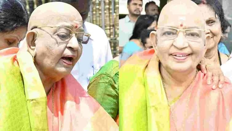 Veteran Playback singer P Susheela admitted in private hospital in Chennai following ill health மருத்துவமனையில் அனுமதிக்கப்பட்ட பிரபல பாடகி பி. சுசீலா.. உடல்நிலை எப்படி இருக்கு?