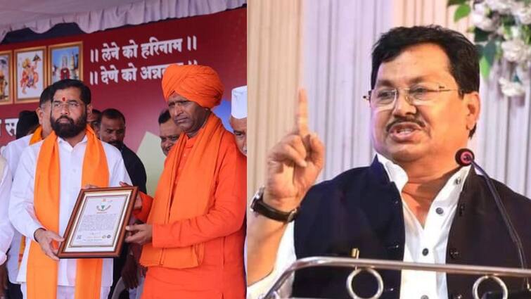 Vijay Wadettiwar Slams CM Eknath Shinde for referring to Ramgiri Maharaj as saint who made controversial statement also criticizes BJP Maharashtra Marathi News Vijay Wadettiwar : 'हे कसले संत, जबाबदार पदावर असताना मुख्यमंत्र्यांनी सांभाळून बोलावं'; विजय वडेट्टीवार कडाडले, भाजपवरही जोरदार हल्लाबोल  