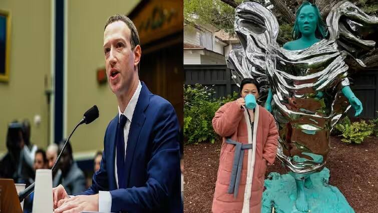 meta ceo mark zuckerberg installed wife priscilla chan 7 foot giant statue know reason behind it Mark Zuckerberg: বাড়িতে স্ত্রীর বিশাল মূর্তি, মার্ক জুকারবার্গ এখন 'Husband of the year'