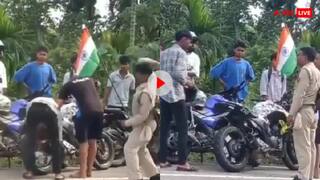 विस्फोटक आवाज में बाइक से हल्ला काट रहे शख्स को पुलिस ने दी ऐसी सजा, वीडियो देख चौंक जाएंगे आप