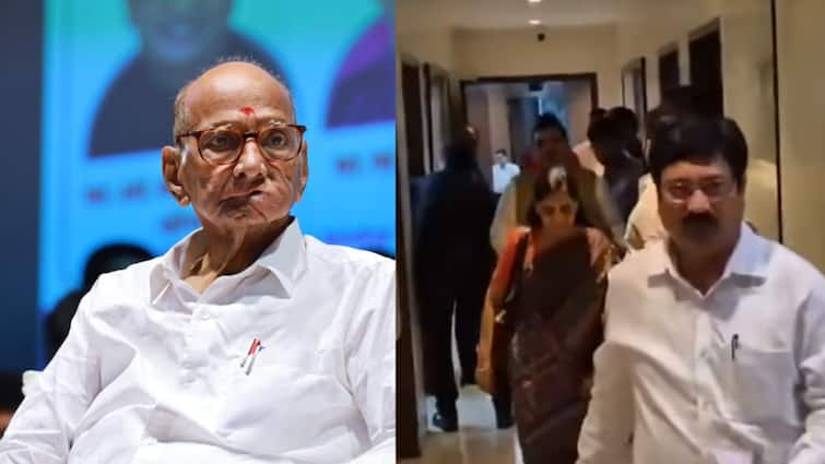 CM Kejriwal wife Sunita Kejriwal meet Sharad Pawar a big political event in Pune Maharashtra Politics Marathi news मोठी बातमी : CM केजरीवाल यांच्या पत्नी सुनीता केजरीवाल यांनी घेतली शरद पवारांची भेट, पुण्यात मोठी राजकीय घडामोड