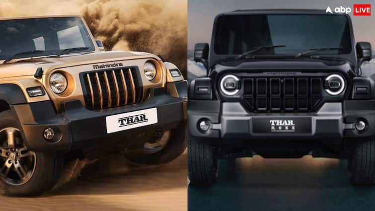 Mahindra Thar Roxx vs Old 3 Door Difference Space Engine Price Color Options Old Model know here Mahindra Thar Roxx vs Old 3 Door: थ्री डोर की बजाय क्यों खरीदें नई थार रॉक्स? फीचर्स से कीमत तक जानें अंतर