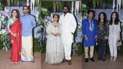 Ravi- Eka Engagement: सुर्ख लाल साड़ी में मंगेतर संग पहुंचीं अदिति राव हैदरी, ये स्टार्स भी हुए शामिल