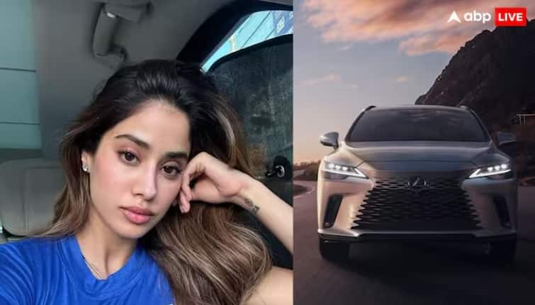 Toyota lexus janhvi Kapoor brand new car  એક્ટ્રેસ Janhvi Kapoor એ ખરીદી આ લક્ઝરી કાર, કિંમત સાંભળી ચોંકી જશો  