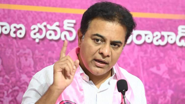 Rajiv Statue will be moved out and RGI Airport will be renamed says KTR KTR News: మేం మళ్లీ అధికారంలోకి రాగానే ఎయిర్ పోర్టు పేరు మార్చేస్తాం - కేటీఆర్