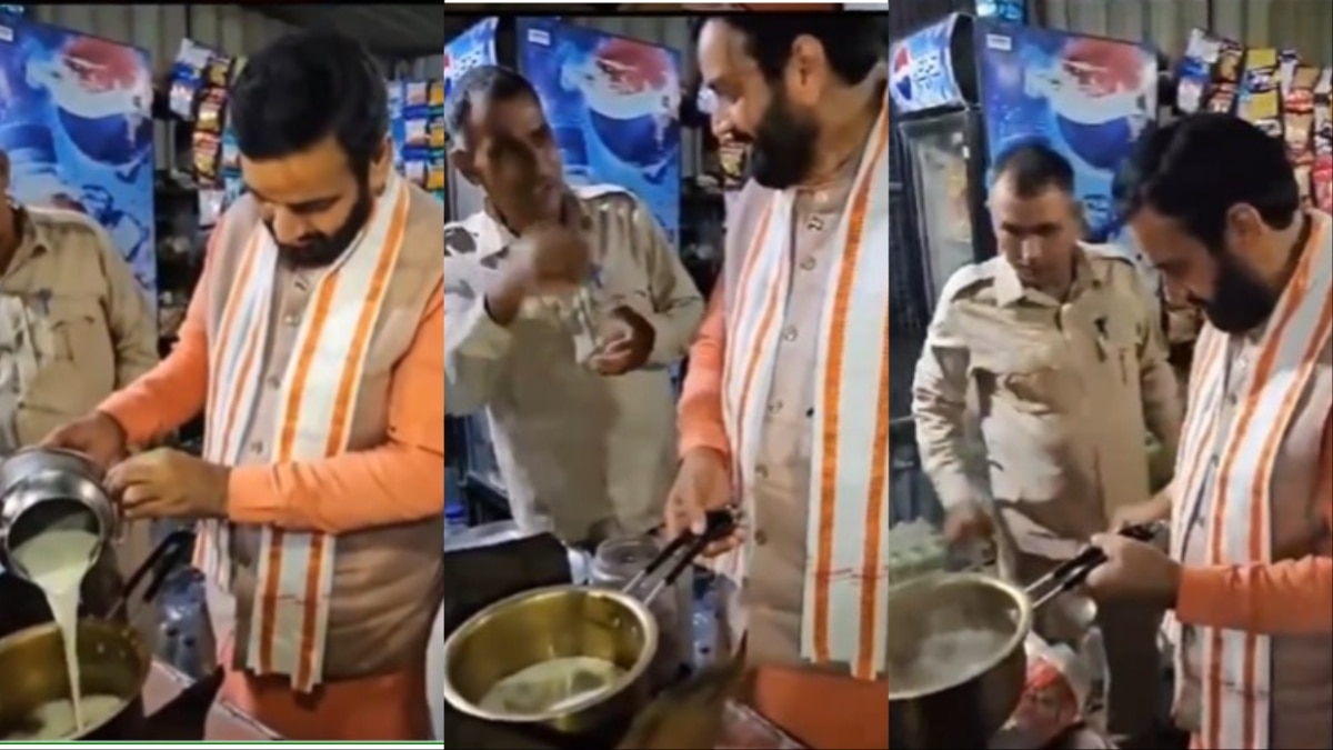 Video: जब CM नायब सिंह सैनी ने अचानक रोका काफिला… टी स्टॉल पर खुद बनाई चाय