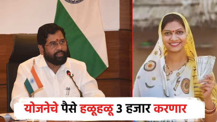 Mukhyamantri Ladaki Bahin Yojana will gradually increase to 3 thousand rupees says Chief Minister Eknath Shinde new announcement मोठी बातमी : लाडकी बहीण योजनेचे पैसे हळूहळू 3 हजार करणार, मुख्यमंत्र्यांची नवी घोषणा