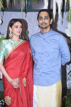 Aditi Rao Hydari, Siddharth Make A Regal Appearance At Designer Eka Lakhani & Producer Ravi Bhagchandka's Engagement