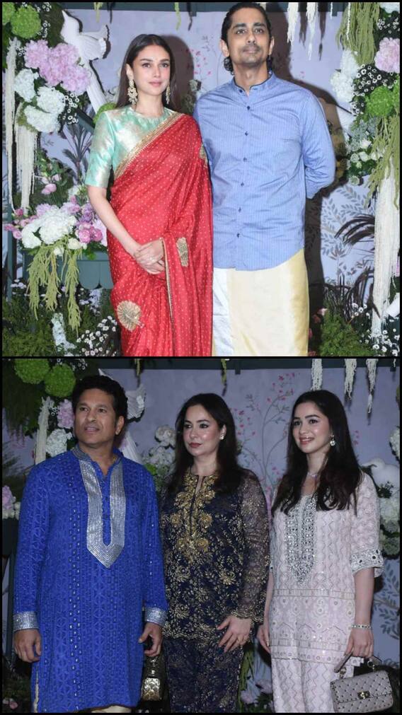 रवी-एका की इगेजमेंट पार्टी में बनठन पहुंचे सेलेब्स, अदिति राव ने लूटी महफिल