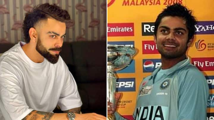 As Virat Kohli marks 16 years in international cricket, let's have a look at some of his iconic hairstyles across the years.