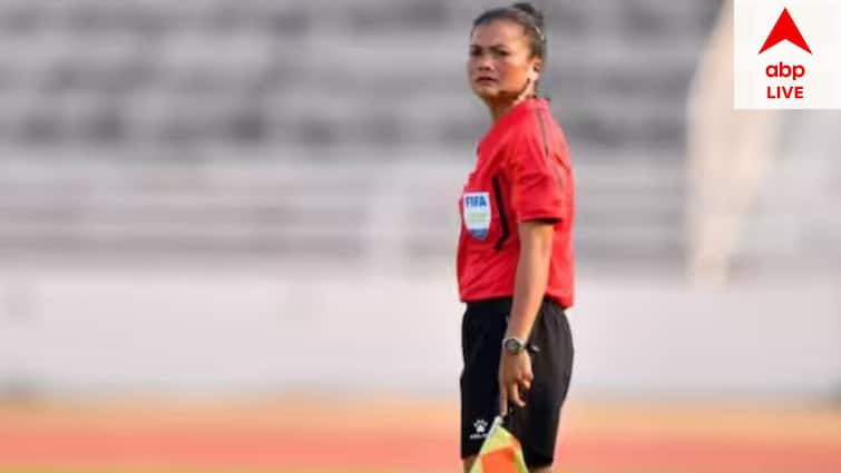 Riiohlang dhar supervise fifa u17 women world cup 2024 get to know full story U17 Womens WC: অনূর্ধ্ব ১৭ মহিলাদের ফুটবল বিশ্বকাপে উড়বে তেরঙ্গা, কারণ জানেন তো?