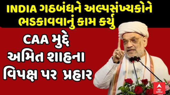 Amit Shah: CAAને લઈ વિપક્ષ પર ફરી અમિત શાહના આકરા પ્રહાર