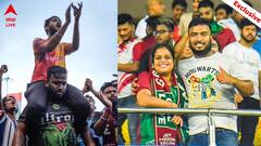 স্ত্রীর ওপর লাঠিচার্জ, কাঁদতে কাঁদতেই ইস্টবেঙ্গল সমর্থককে কাঁধে তুলে নেন 'নায়ক' শিলাদিত্য