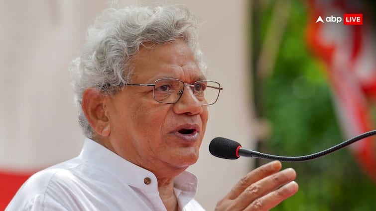 CPI M General Secretary Sitaram Yechury admitted to AIIMS Delhi News and update  सीपीएम नेता सीताराम येचुरी AIIMS दिल्ली में भर्ती, ICU में किया गया शिफ्ट