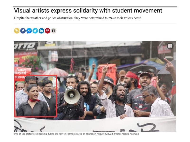 Fact Check: Protest Video Of Bangladeshi Actor From Vishal Bhardwaj's 'Khufiya' Gets False 'Conversion' Spin