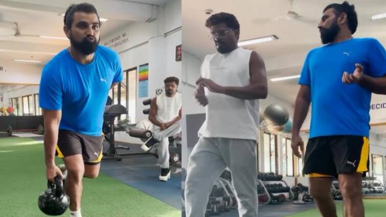 Mohammed Shami provides glimpse into training regime at NCA Watch Video: காணாமல்போன முகமது ஷமி.. கம்பேக் கொடுப்பது எப்போது?