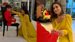 Raksha Bandhan 2024: पलक तिवारी ने लुटाया छोटे भाई पर प्यार, तिलक लगाकर बांधी राखी, येलो सूट में दिखीं बेहद खूबसूरत