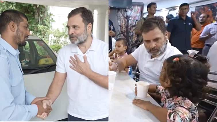 rahul-gandhi-takes-cab-ride-meets-driver-family-gig-workers-struggles-watch-video-delhi-congress Rahul Gandhi Highlights Gig Workers' ‘Hand-To-Mouth Income’ After Candid Cab Ride, Meets Driver's Family—WATCH