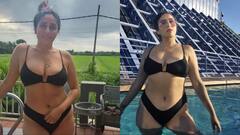 41 साल की उम्र बिकिनी पहनकर पूल में उतरी ये फेमस सिंगर, सोशल मीडिया पर मची खलबली