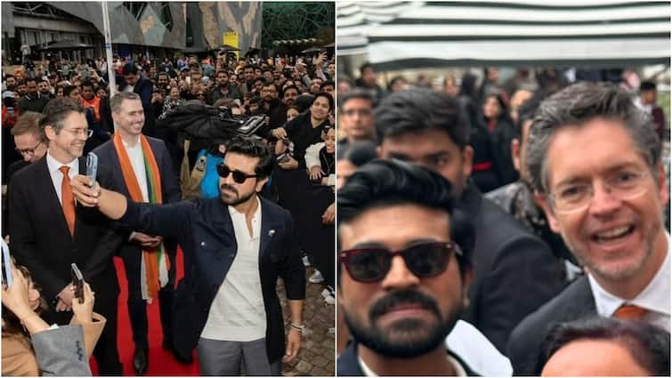 Melbourne Mayor Nick Reece Shared a Selfie with Ram Charan  RamCharan: రామ్‌ చరణ్‌తో సెల్ఫీ -  కల నెరవేరిందన్న మెల్‌బోర్న్‌ మేయర్‌ నిక్ రీస్, పోస్ట్‌ వైరల్‌