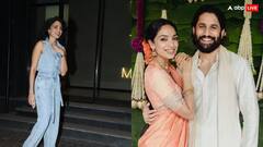 Look: નાગા ચૈતન્ય સાથે સગાઇ બાદ શોભિતા ધુલિપાલાની ફર્સ્ટ પબ્લિક અપીયરન્સ, ડાયમન્ડ રિંગ ફ્લૉન્ટ કરતી દેખાઇ