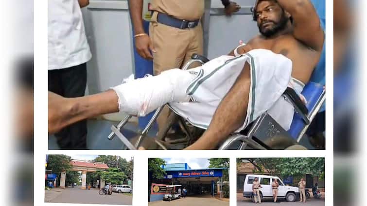 The rowdy who hacked the SI in Kanyakumari- Inspector shot the rowdy in action 