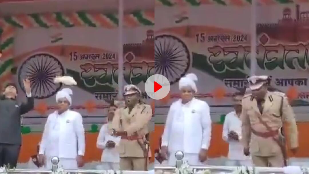 Panchayat-3 like video viral on social media SP released a pigeon it fell on the ground 'पंचायत-3' की तरह कबूतर उड़ा रहे थे एसपी साहब... उड़ने की बजाय धड़ाम से जमीन पर गिरा, वीडियो वायरल