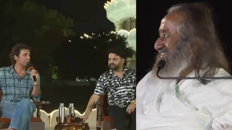 sunil grover ask question to sri sri ravi shankar how he make patchup after fight with friend kapil sharma 6 साल की दोस्ती में आई थी दरार, अब सुनील ग्रोवर ने गुरुदेव से पूछ लिया ऐसा सवाल, कपिल शर्मा की छूटी हंसी