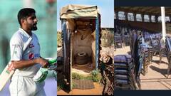 टेंट वाली कुर्सियां और टायर से बनाया टॉयलेट'? स्टेडियम की बुरी हालत पर ट्रोल हो रहा पाकिस्तान