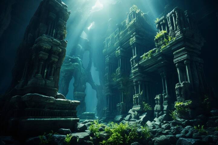 पोर्ट रॉयल- 17वीं शताब्दी में दक्षिणपूर्वी जमैका में किंग्स्टन हार्बर के मुहाने पर बसा शहर पोर्ट रॉयल समुद्री डाकुओं की वजह से काफी फेमस था. हालांकि 1692 में आए विनाशकारी भूकंप के चलते ये शहर पूरी तरह समुद्र में डूब गया.