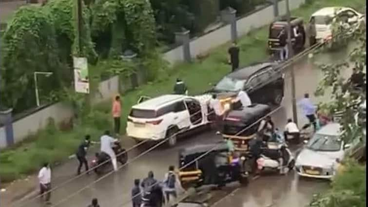 Angry son rams SUV into family member, then rams father's car; SCARY VIDEO ਗੁੱਸੇ 'ਚ ਆਏ ਬੇਟੇ ਨੇ SUV ਨਾਲ ਦਰੜੇ ਪਰਿਵਾਰ ਦੇ ਮੈਂਬਰ, ਫਿਰ ਪਿਤਾ ਦੀ ਕਾਰ ਨੂੰ ਮਾਰੀ ਟੱਕਰ; ਖੌਫਨਾਕ VIDEO