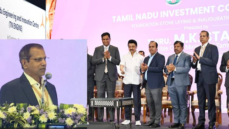 Saint Gobain CEO Thiru. Santhanam says Tamil Nadu's speed, transparency, and rich talent ensures investment Tamilnadu Investment: ”தொழில் தொடங்க சிறந்த மாநிலம் தமிழ்நாடுதான்”: 5 பாயிண்ட்டுகளை அடுக்கிய முதலீட்டாளர்