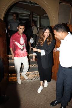 Deepika Padukone : 'मॉम टू बी' दीपिकाची फॅमिलीसोबत डिनर डेट, सोबत दिसला पॅरिस ऑलिम्पिक गाजवणारा खेळाडू; पाहा फोटो