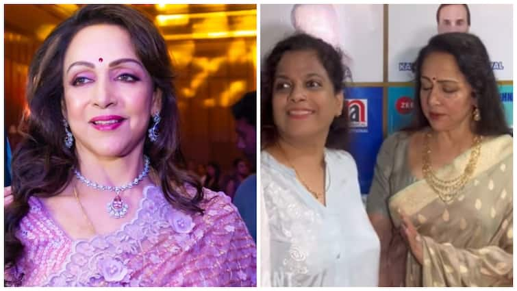 Viral Video Hema Malini Gets Irritated And Angry During An Event Asks Fan Not To Touch Her 'Haath Nahi': Hema Malini's Angry Reaction During Photo Op Sparks 'Space' Vs 'Behaviour' Debate. VIDEO