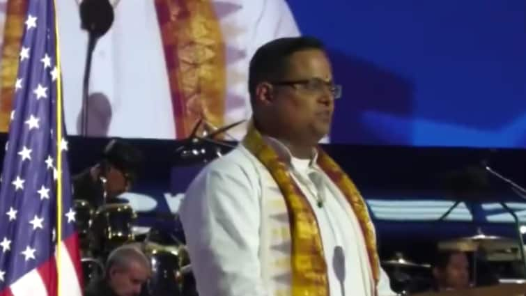 Day three of Democratic National Convention begins with Vedic prayer Democratic National Convention Day Three Kicks Off With 'Vedic Prayer' For National Unity