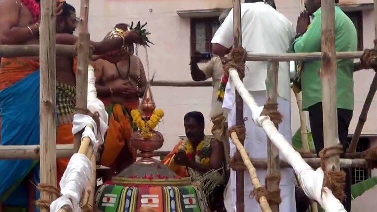 Kambham surulu Velapar temple Kumbabhishekam  festival - TNN அரோகரா கோஷங்கள் முழங்க  கம்பம் அருள்மிகு சுருளி வேலப்பர் கோயில் கும்பாபிஷேகம்