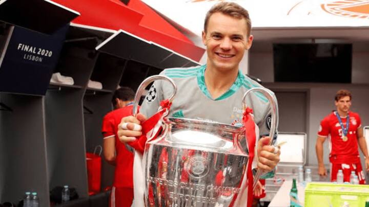 The Bayern Munich legend is the only goalkeeper in football history to win a European treble twice. In total, only 13 players have had the esteemed privilege to win two trebles to their name (Image Credit: @X / SweeperKeeperMN)