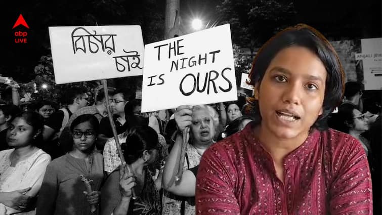 RG Kar News Womens Protest Rimjhim Sinha and friends call for new campaign with purple flag torch light RG Kar News: 'রাত দখল' করার পর হাতিয়ার বেগুনি পতাকা, টর্চ লাইট! নয়া আন্দোলনের ডাক রিমঝিমের