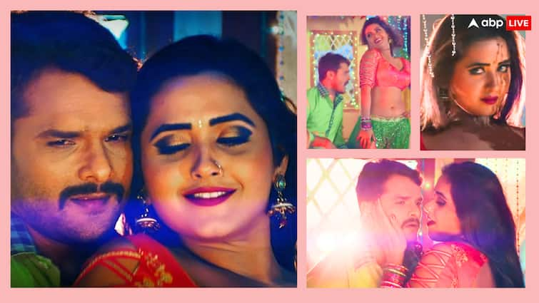 pagal banaibe kare patarki khesari lal yadav kajal raghwani viral video superhit bhojpuri song काजल राघवानी ने कातिलाना अदाओं से किया घायल, तो खेसारी लाल यादव बोले- 'पागल बनइबे का', देखें वायरल वीडियो