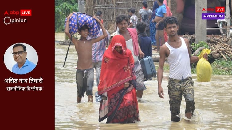 who is responsible for floods in Bihar and West Bengal ABPP डूबता बिहार, कटता बंगाल कौन जिम्मेदार?