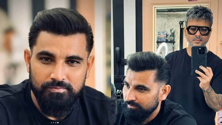 Mohammad Shami New Look hair cut before comeback team india aalim hakim charges 1 lakh Mohammad Shami New Look: शमी ने बाल कटवाने के लिए खर्च किए 1 लाख रुपए? कमबैक से पहले देखें 'किलर लुक'