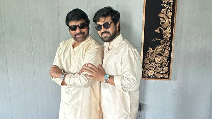 On Megastar Chiranjeevi's birthday, we take a look at a few pictures of him with his son Ram Charan. These pictures truly depict the strong bond between the father-son duo.