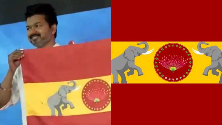 Actor Tamilaga Vettri Kazhagam chief Vijay unveils the partys flag symbol Thalapathy Vijay: పార్టీ జెండాని ఆవిష్కరించిన తలపతి విజయ్, వచ్చే అసెంబ్లీ ఎన్నికలకు ప్లాన్ రెడీ