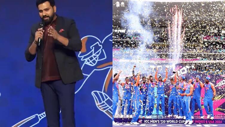 rohit sharma credits bcci secretary jay shah ajit agarkar rahul dravid three pillars of india success t20 world cup 2024 Watch: टीम इंडिया के 3 स्तंभ, कैसे भारत बना क्रिकेट मैदान का बेताज बादशाह? सुनिए रोहित शर्मा की जुबानी