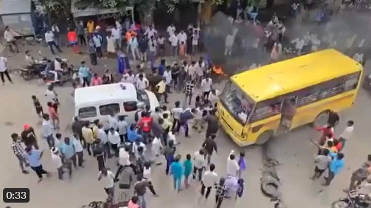 Bihar: Gopalganj Kids Bear Brunt Of Bharat Bandh Protests As Mob Tries To Set Their School Bus On Fire — VIDEO Bihar: Gopalganj Kids Bear Brunt Of Bharat Bandh Protests As Mob Tries To Set Their School Bus On Fire — VIDEO