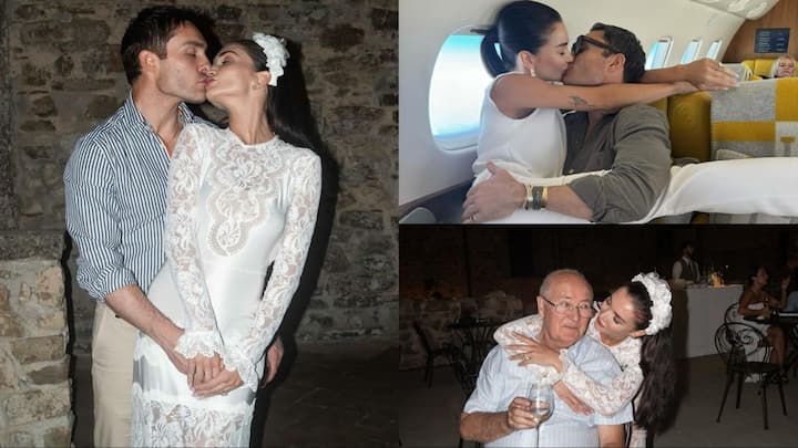 Amy Jackson Ed Westwick Wedding: एक्ट्रेस एमी जैक्सन आज यानि 23 अगस्त को अपने बॉयफ्रेंड एड वेस्टविक की दुल्हन बन चुकी हैं. दोनों की शादी की तस्वीरें सोशल मीडिया पर खासी वायरल हो रही हैं.