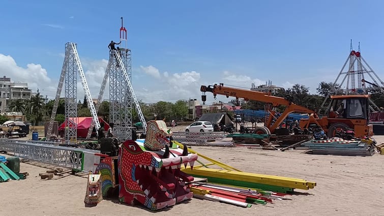 Preparations for the five day Lok Mela of Janmashtami in Porbandar પોરબંદરમાં લોકમેળાની તૈયારીઓ શરૂ, સાંસ્કૃતિક કાર્યક્રમો પણ યોજાશે