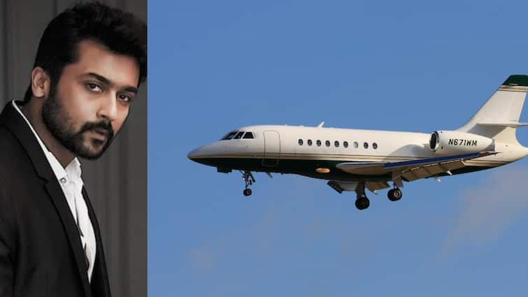 actor suriya bought a Dassault Falcon 2000 private jet worth 120 crores Suriya : வாவ்.. ரூ.120 கோடியில் பிரைவேட் ஜெட் வாங்கிய சூர்யா?