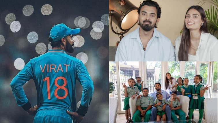 kl rahul athiya shetty cricket for charity auction virat kohli jersey 40 lakh rohit sharma ms dhoni bat total fund collection 40 लाख में बिकी विराट की जर्सी, धोनी-रोहित के बैट पर भी लगी बम्पर बोली; नीलामी में खूब बरसा पैसा